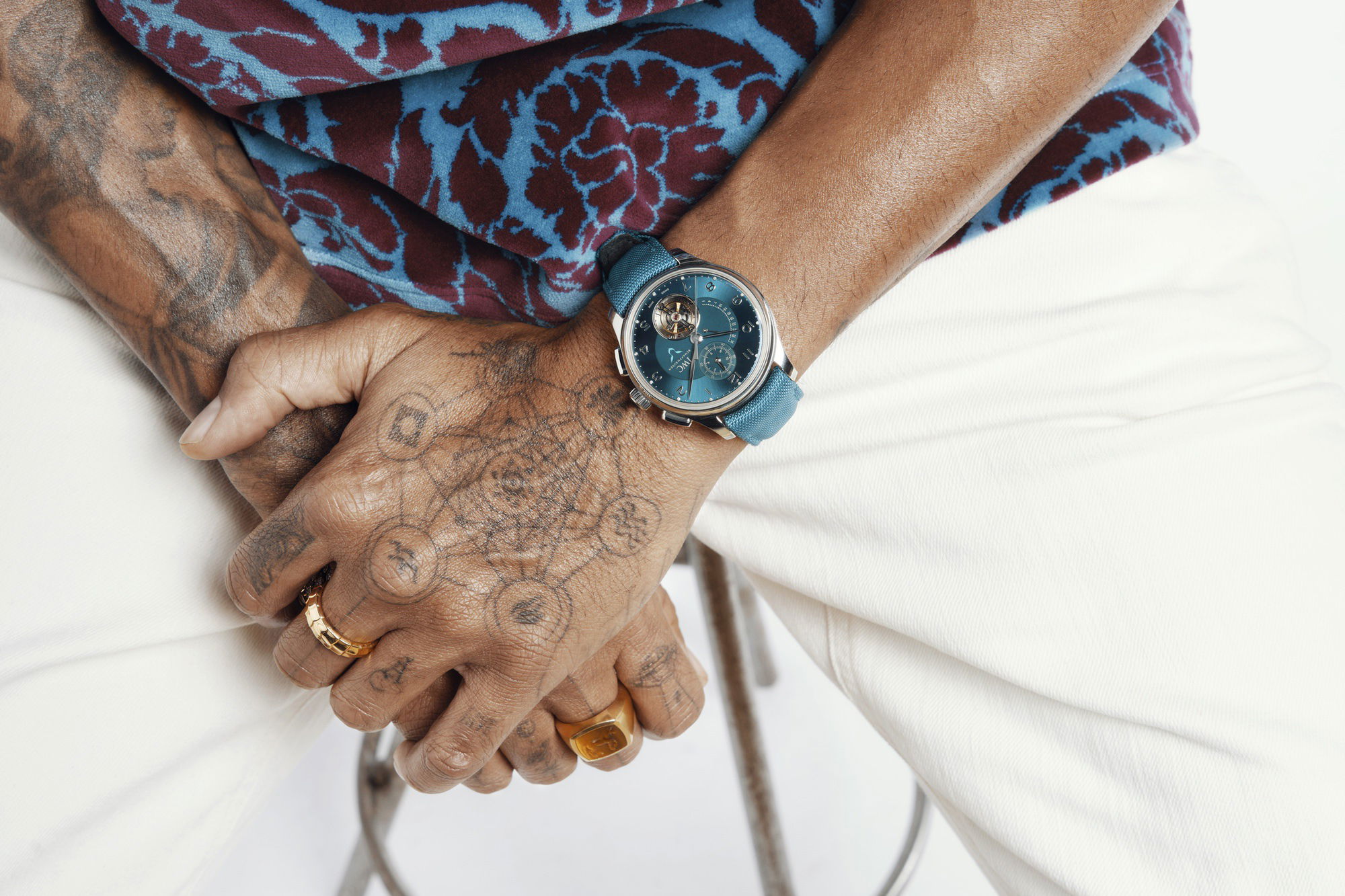 IWC Schaffhausen Portugieser Tourbillon Rétrograde Chronograph Lewis Hamilton - View 3