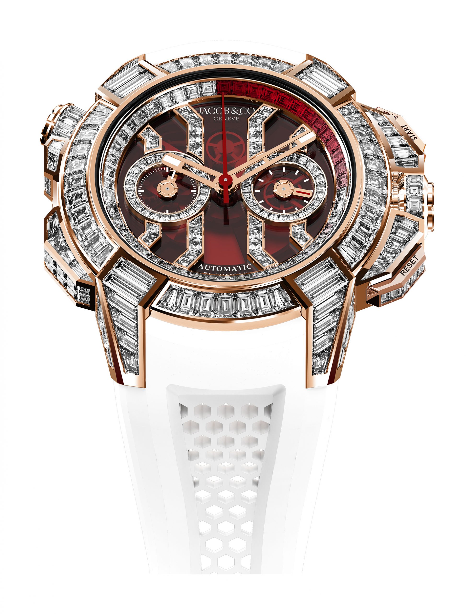 Jacob and Co Epic X Chrono Baguette watch