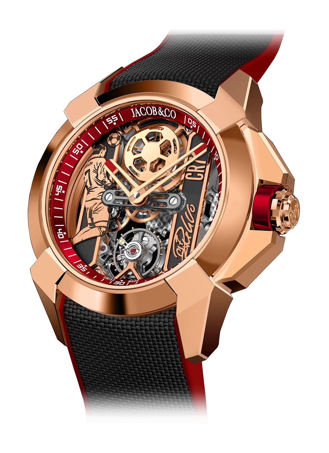 Jacob and Co Epic X Flight of CR7 watch