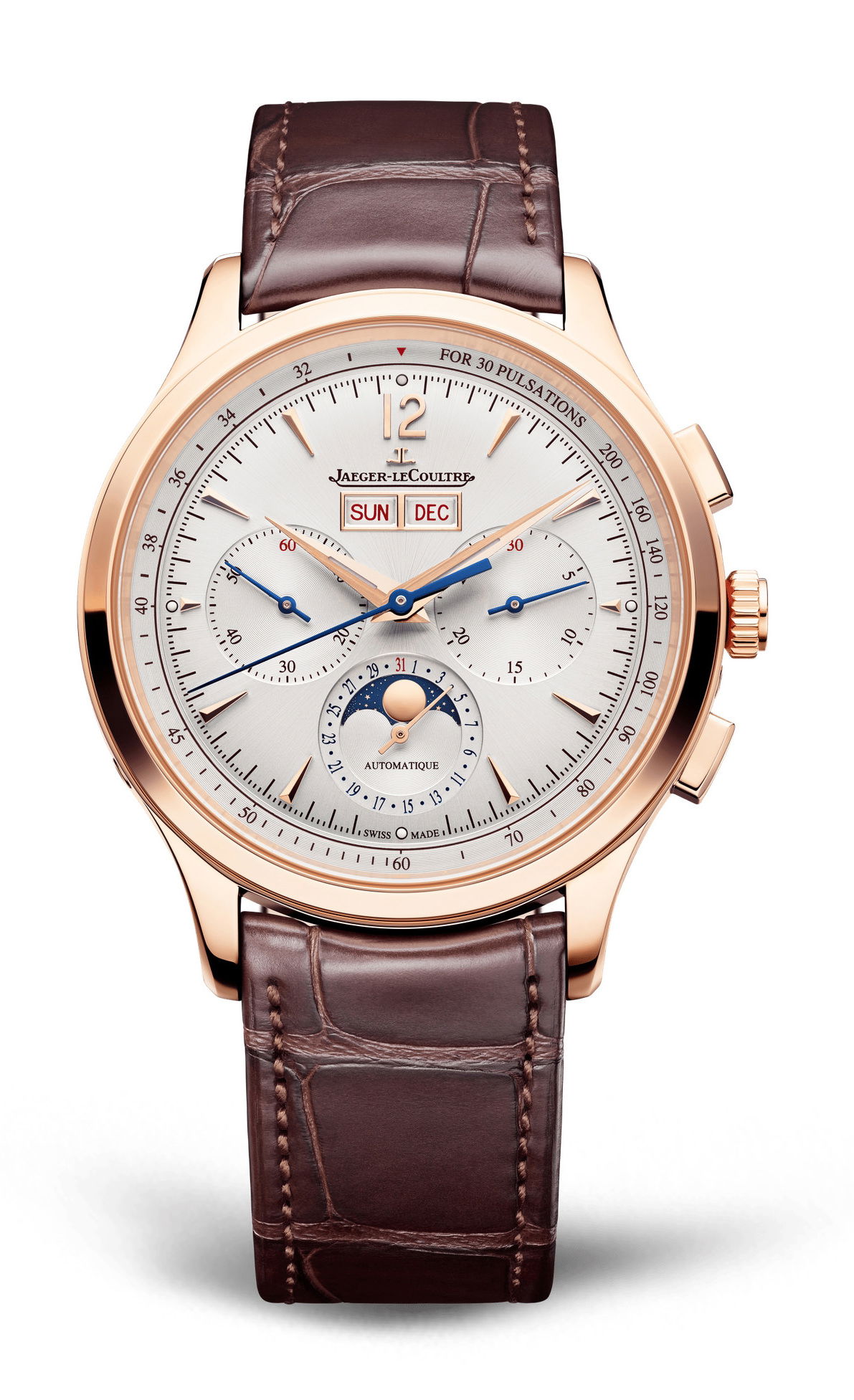 Jaeger-LeCoultre Master Control Chronograph Calendar luxury timepiece - detailed view