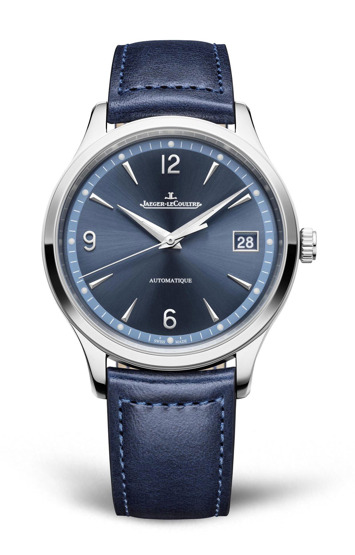 Jaeger-LeCoultre Master Control Date luxury timepiece - detailed view