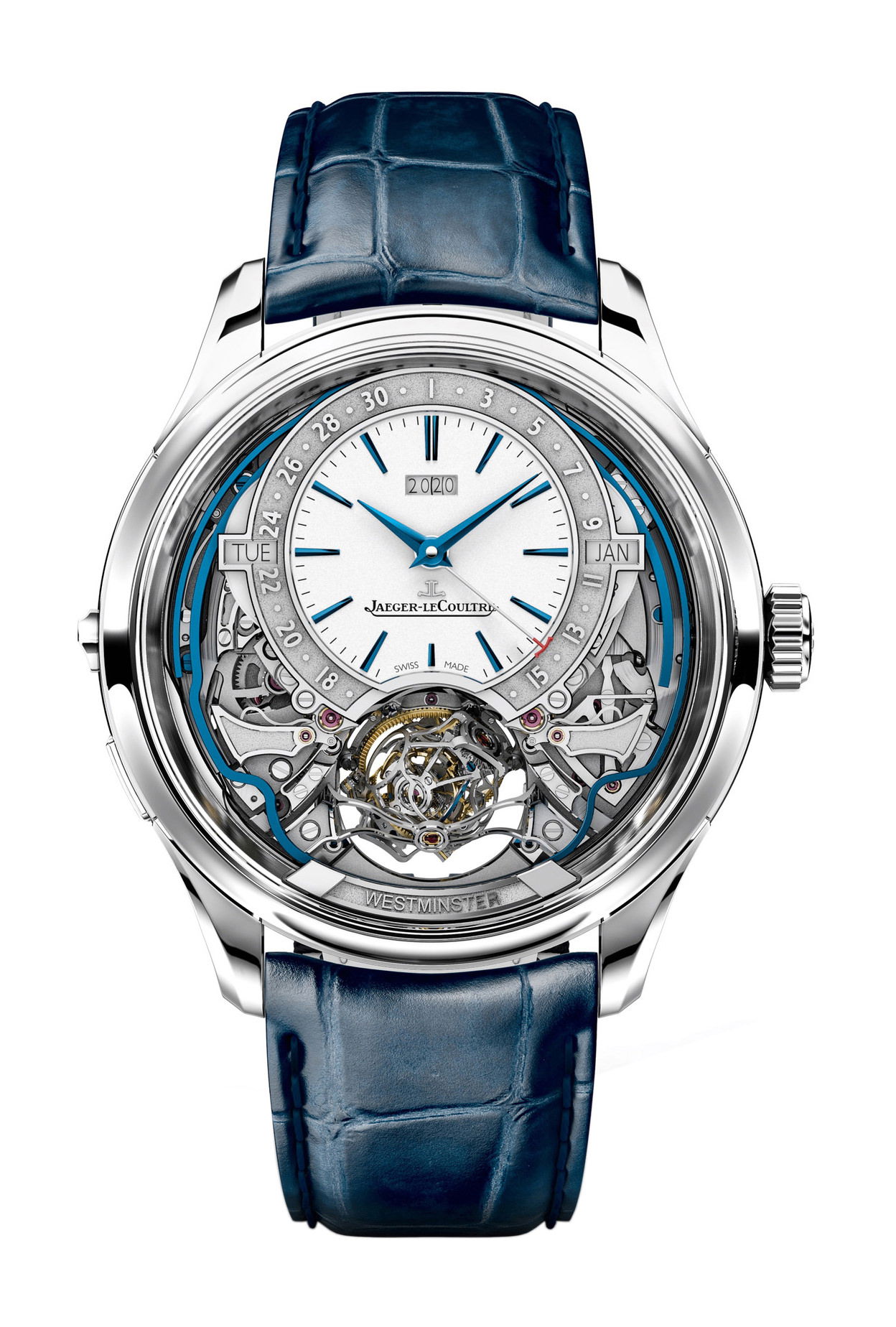 Jaeger-LeCoultre Master Grande Tradition Gyrotourbillon Westminster Perpétuel luxury timepiece - detailed view