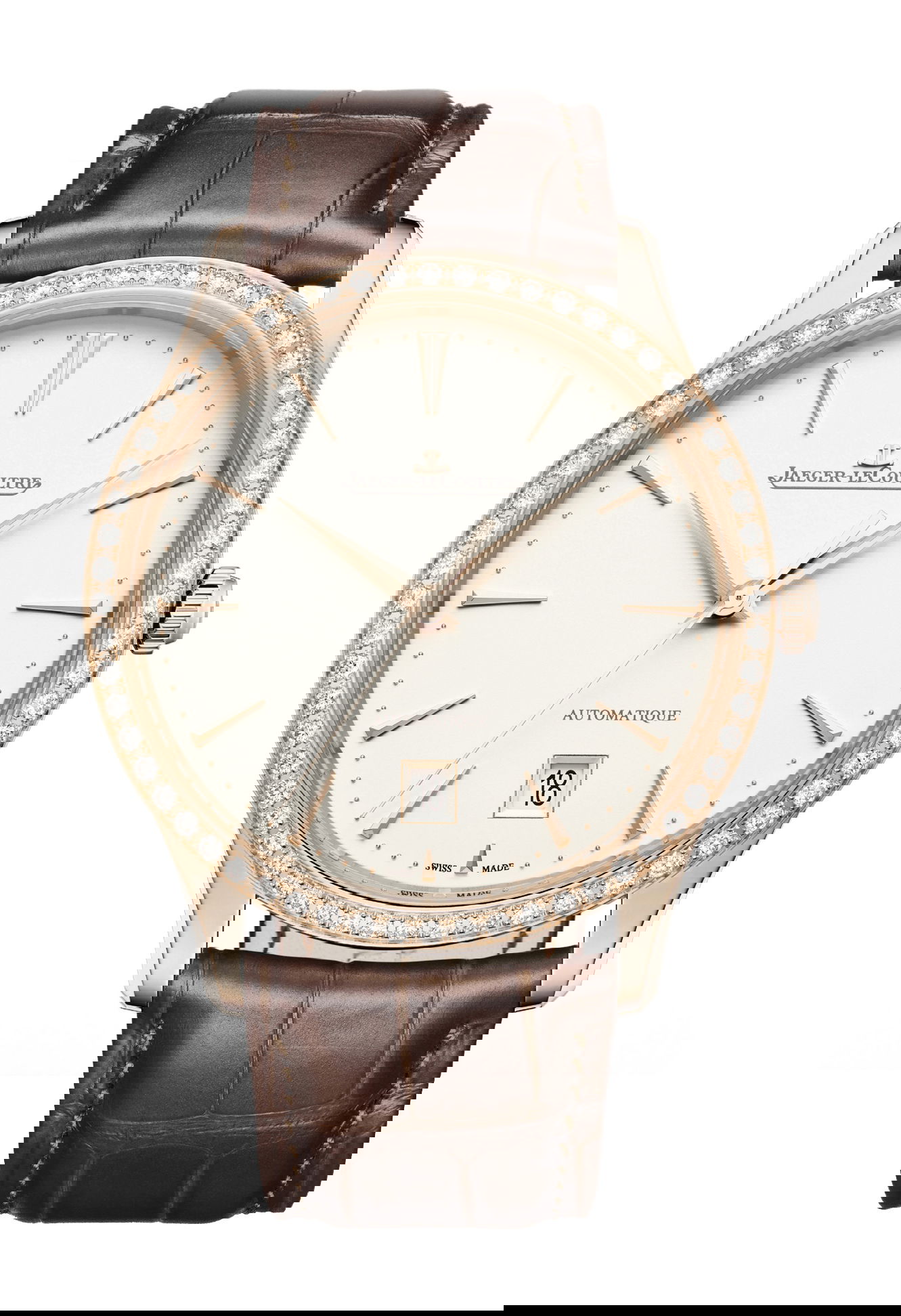 Jaeger-LeCoultre Master Ultra Thin Date luxury timepiece - detailed view