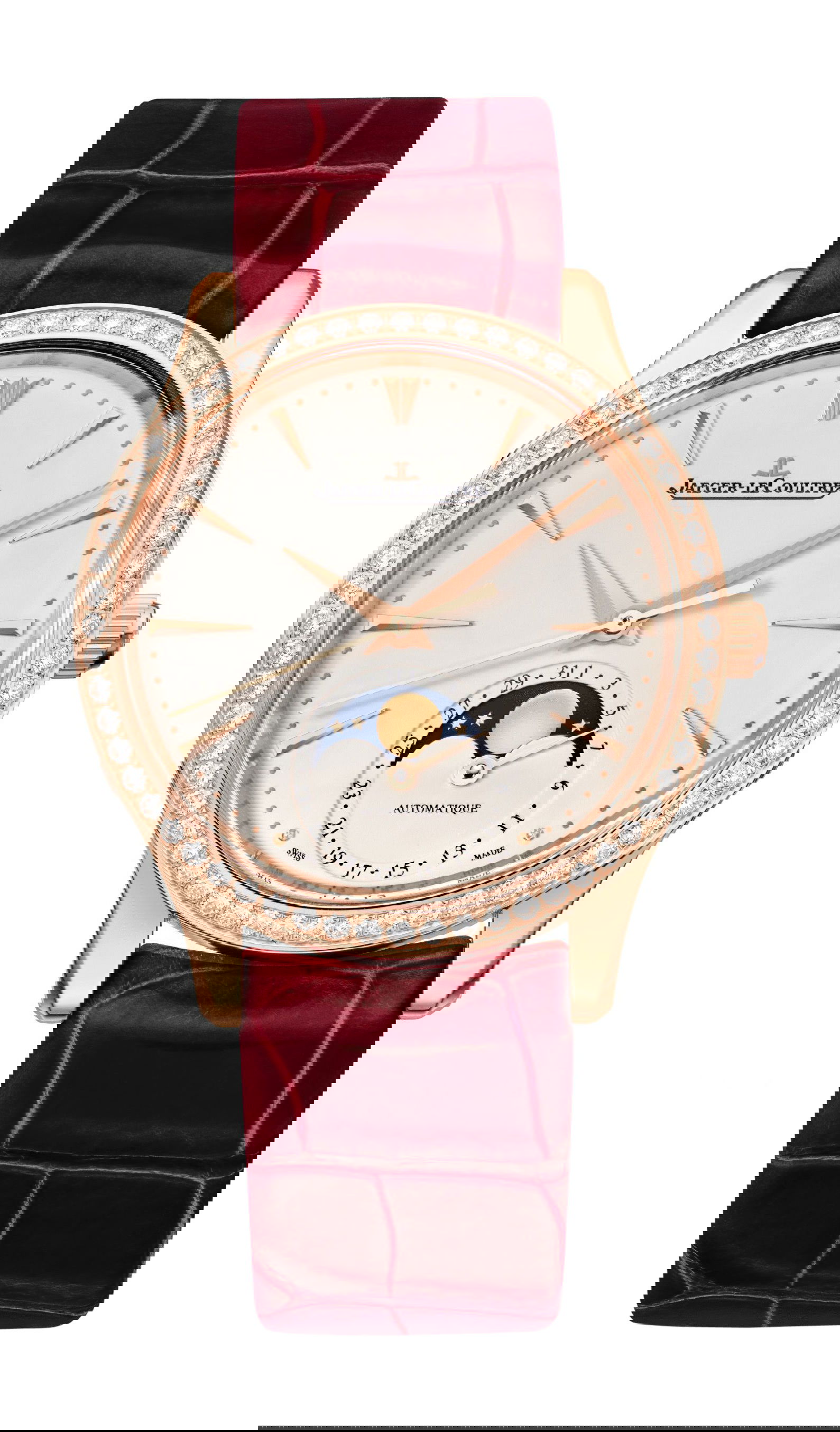 Jaeger-LeCoultre Master Ultra Thin Moon luxury timepiece - detailed view