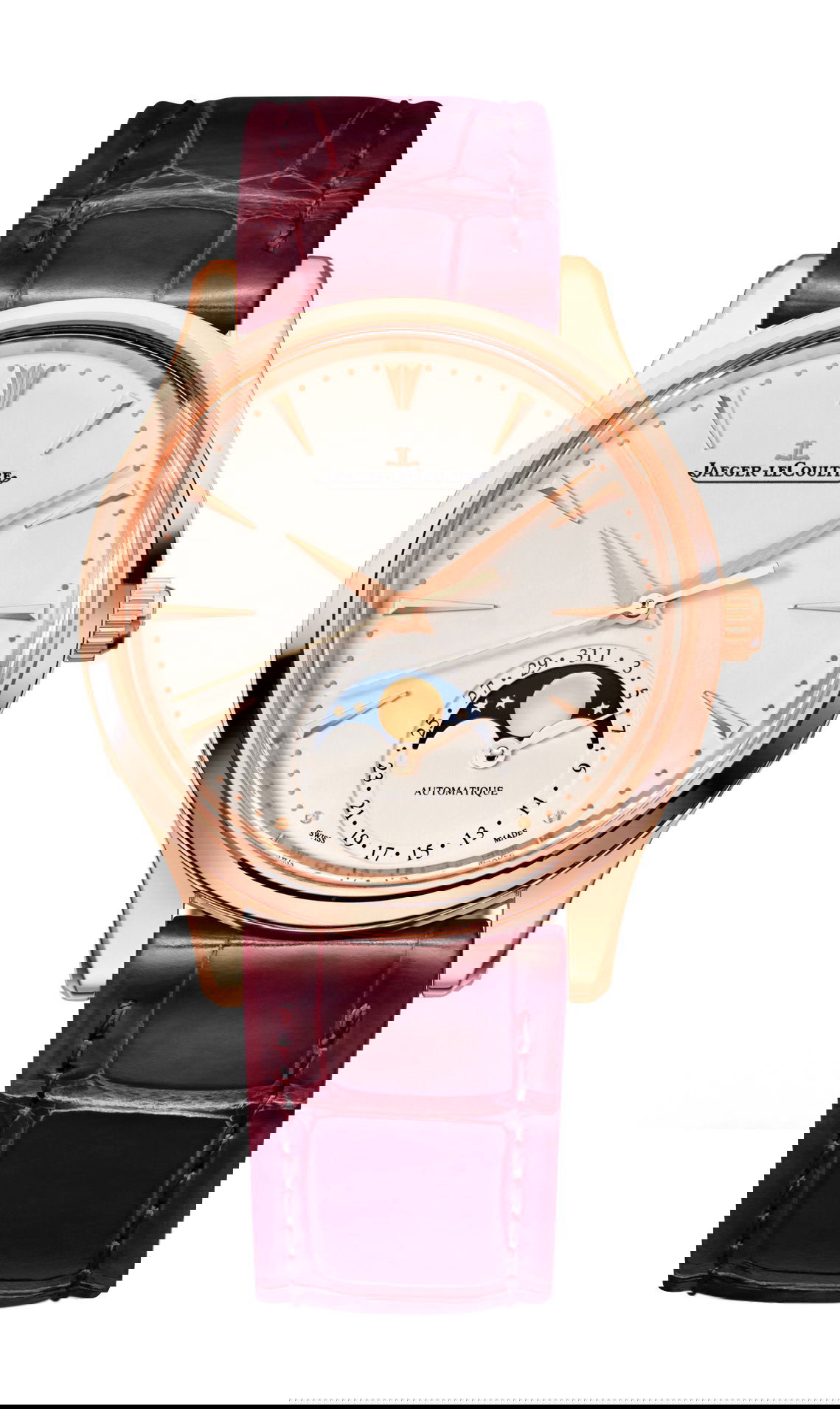 Jaeger-LeCoultre Master Ultra Thin Moon luxury timepiece - detailed view