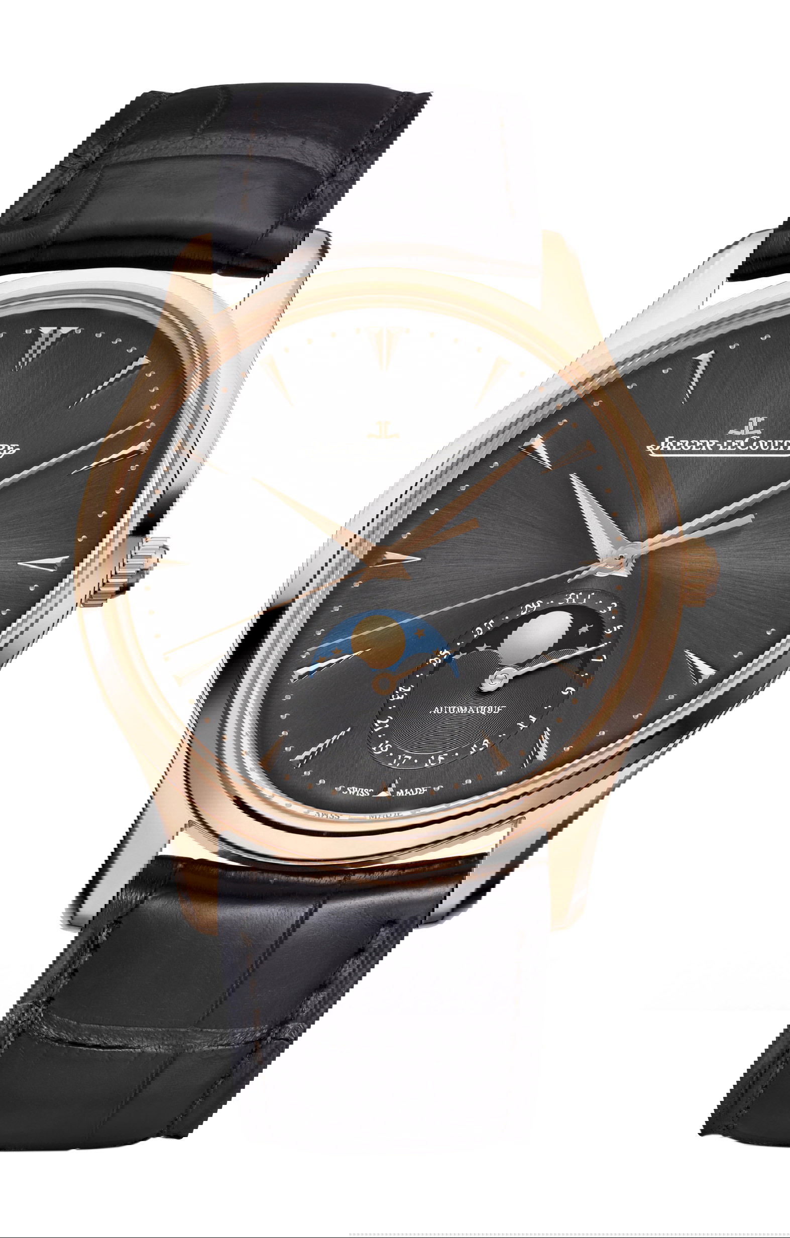 Jaeger-LeCoultre Master Ultra Thin Moon luxury timepiece - detailed view