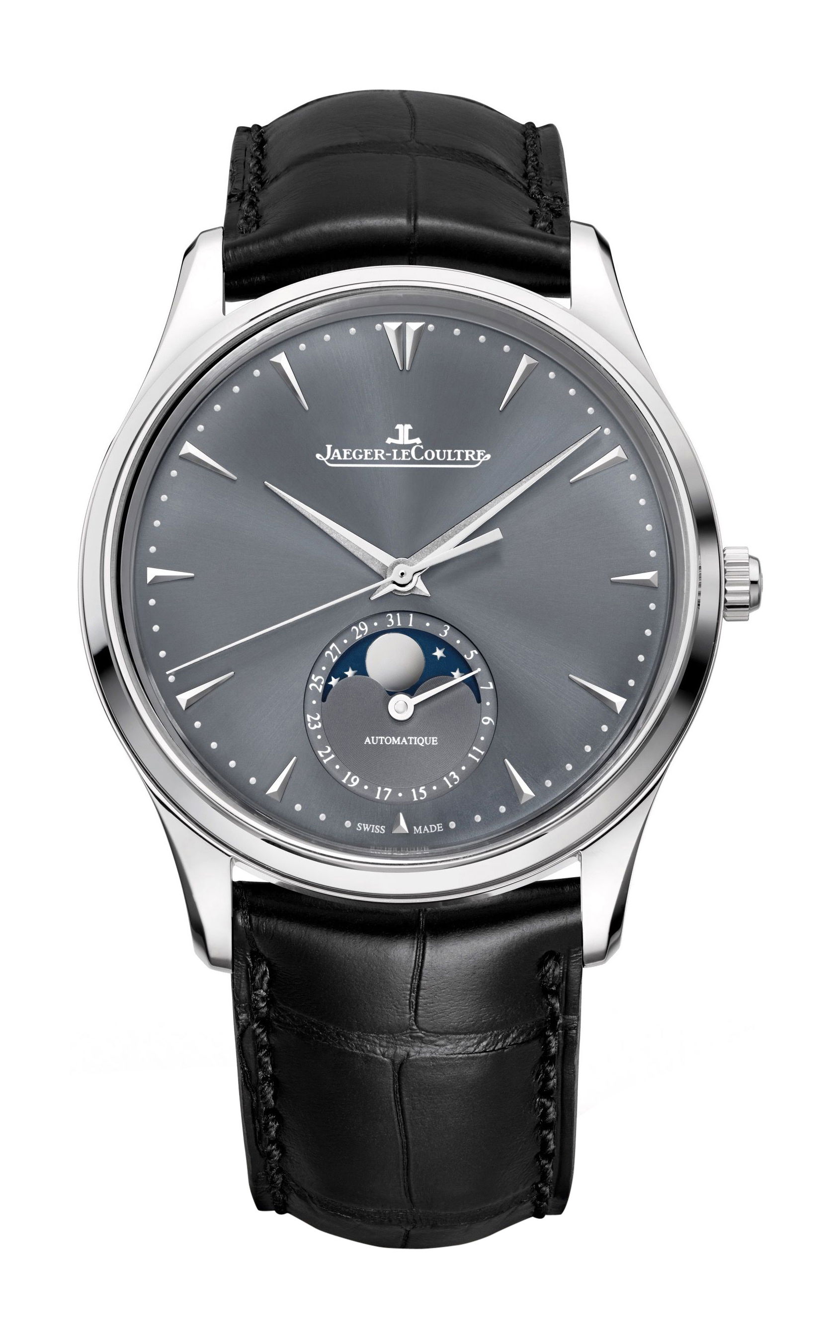 Jaeger-LeCoultre Master Ultra Thin Moon luxury timepiece - detailed view