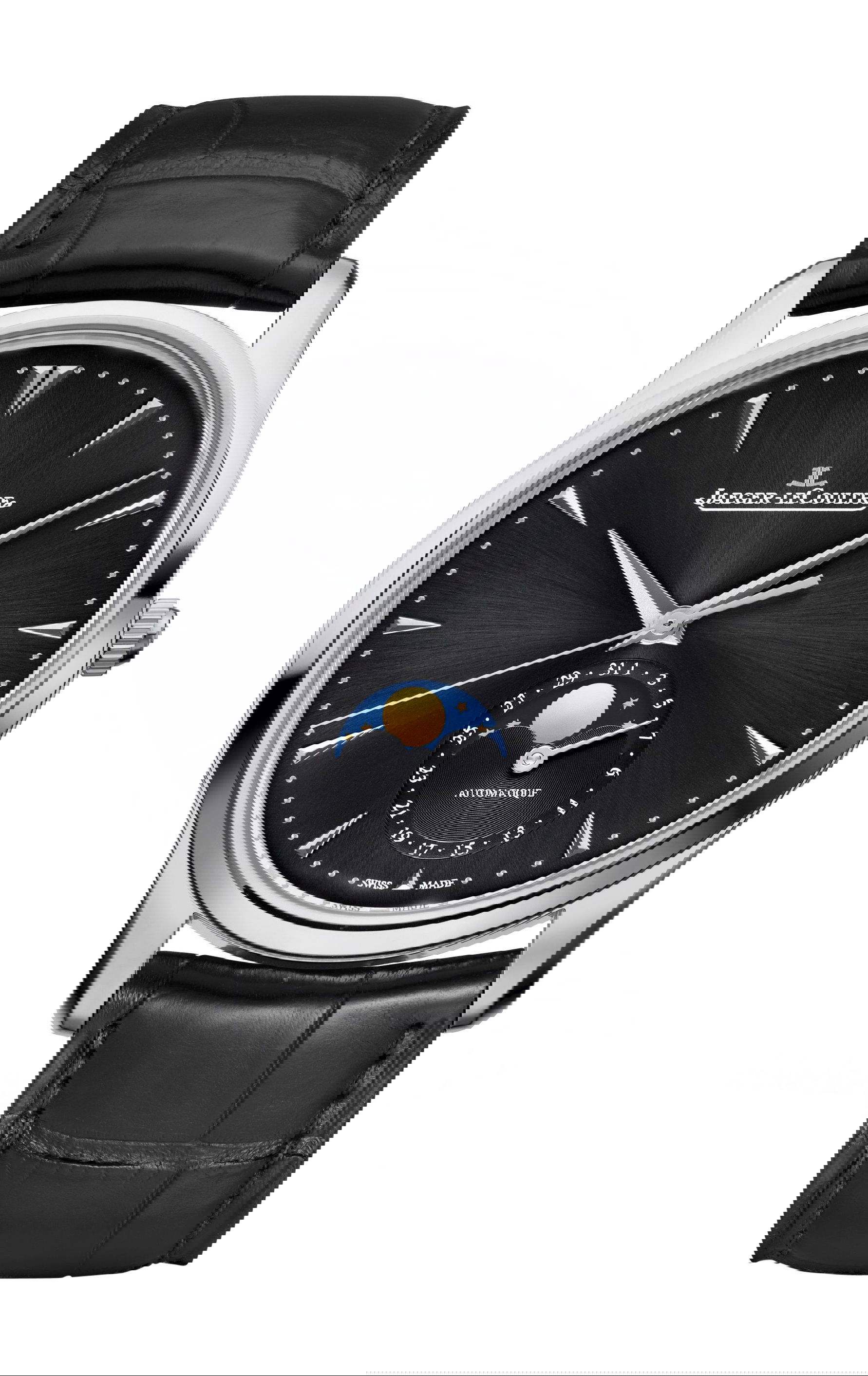 Jaeger-LeCoultre Master Ultra Thin Moon luxury timepiece - detailed view