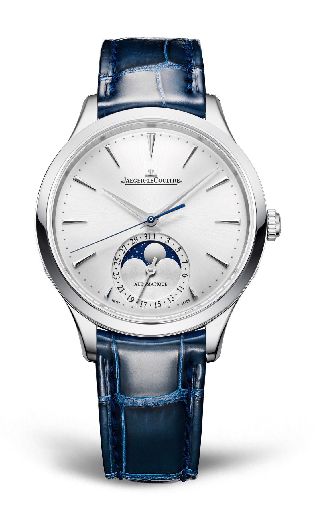 Jaeger-LeCoultre Master Ultra Thin Moon luxury timepiece - detailed view