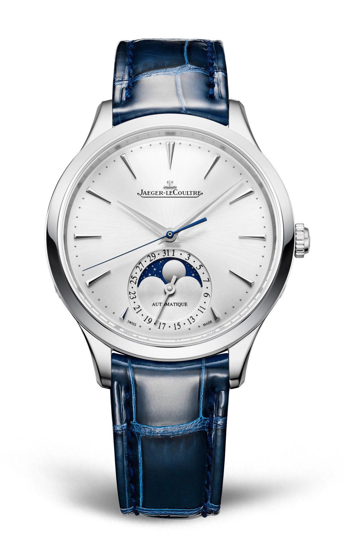 Jaeger-LeCoultre Master Ultra Thin Moon luxury timepiece - detailed view