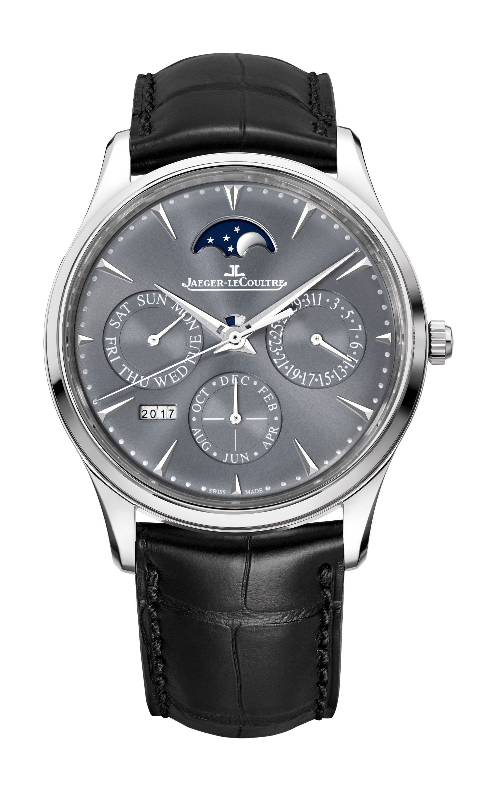 Jaeger-LeCoultre Master Ultra Thin Perpetual Calendar luxury timepiece - detailed view