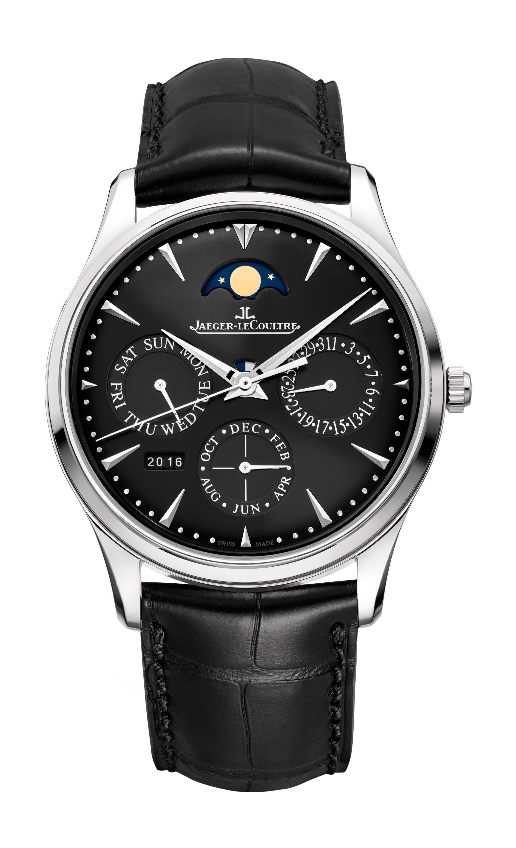 Jaeger-LeCoultre Master Ultra Thin Perpetual Calendar luxury timepiece - detailed view