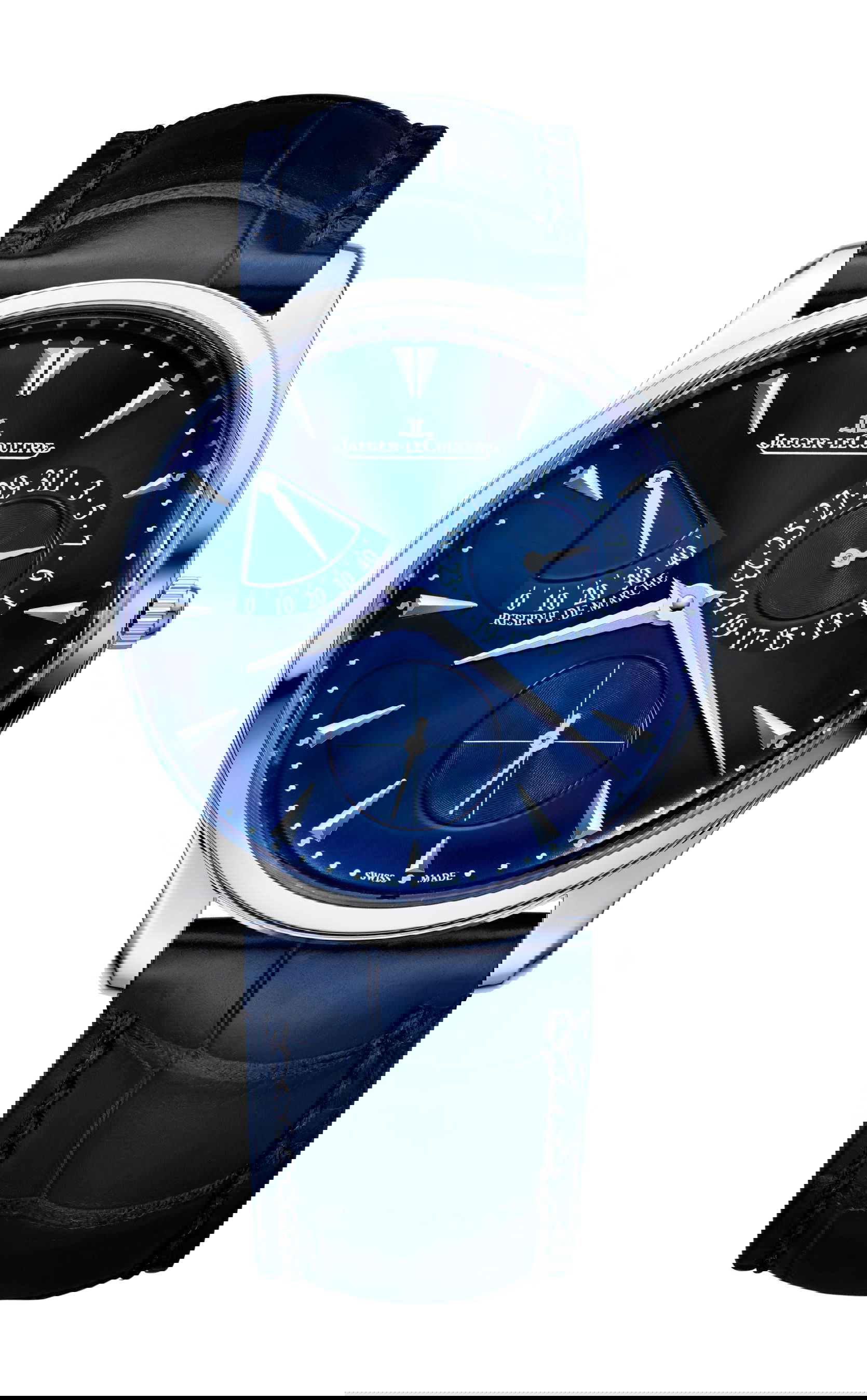 Jaeger-LeCoultre Master Ultra Thin Reserve De Marche luxury timepiece - detailed view