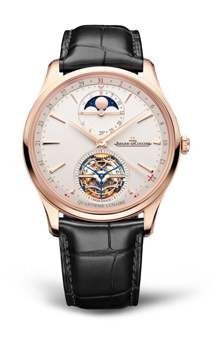 Jaeger-LeCoultre Master Ultra Thin Tourbillon Moon luxury timepiece - detailed view