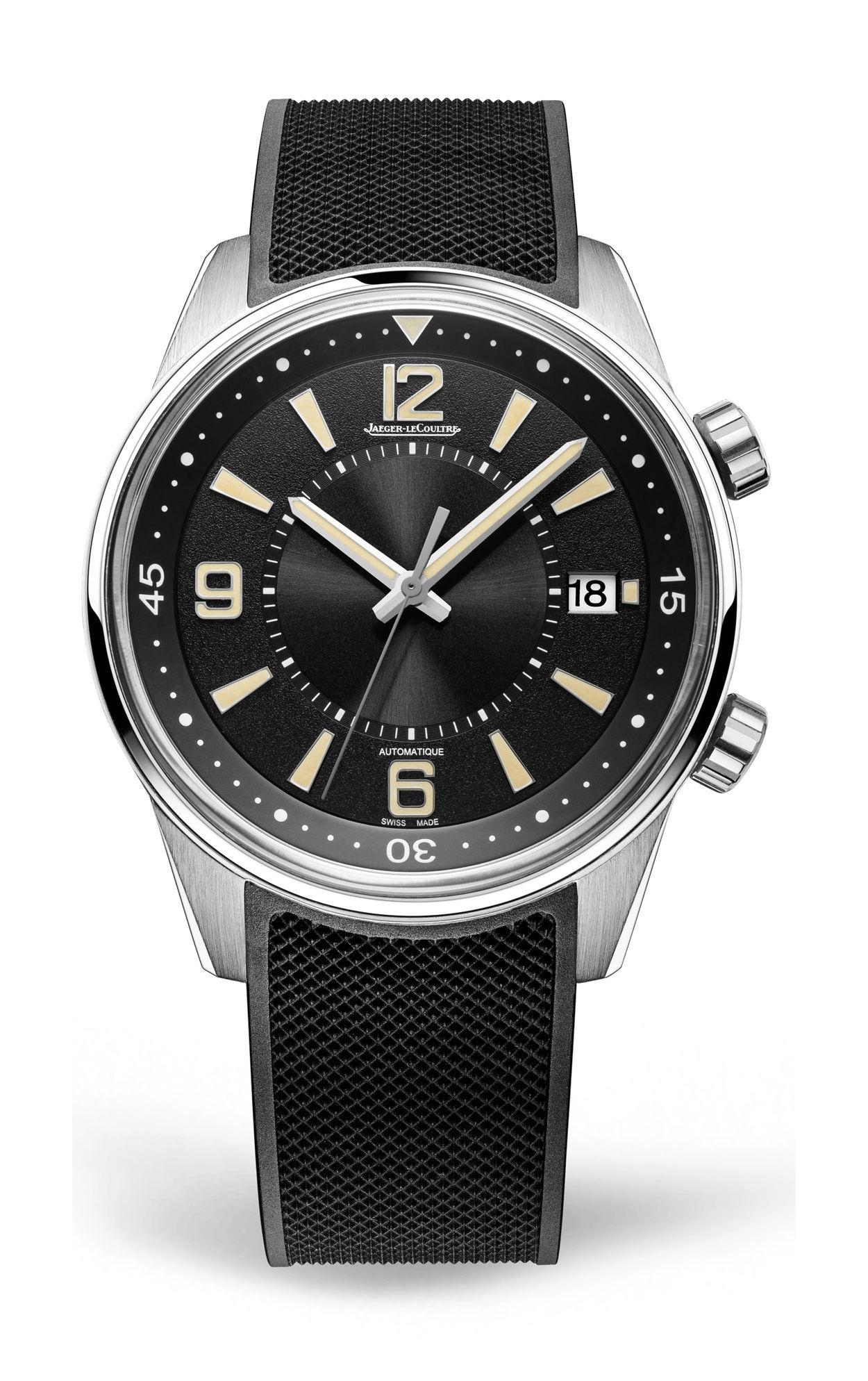 Jaeger-LeCoultre Polaris Date luxury timepiece - detailed view