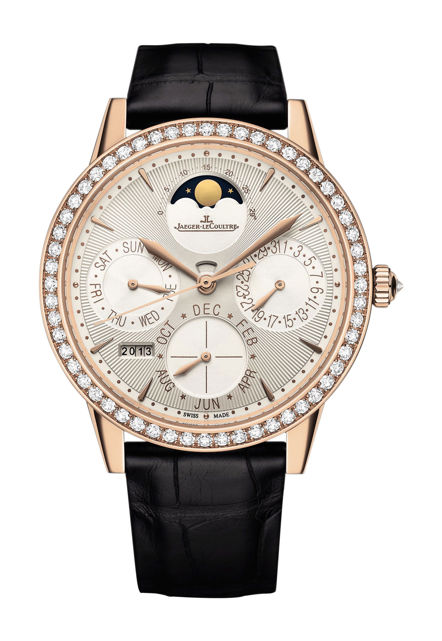 Jaeger-LeCoultre Rendez-Vous Perpetual Calendar luxury timepiece - detailed view