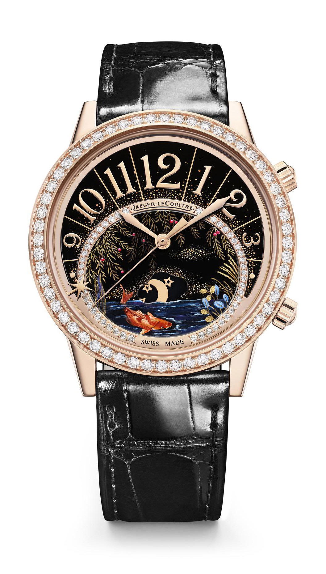 Jaeger-LeCoultre Rendez-Vous Sonatina Peaceful Nature Koi luxury timepiece - detailed view