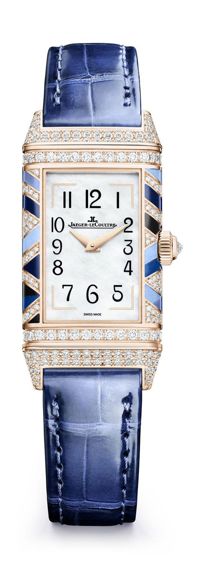 Jaeger-LeCoultre Reverso One Precious Colours luxury timepiece - detailed view