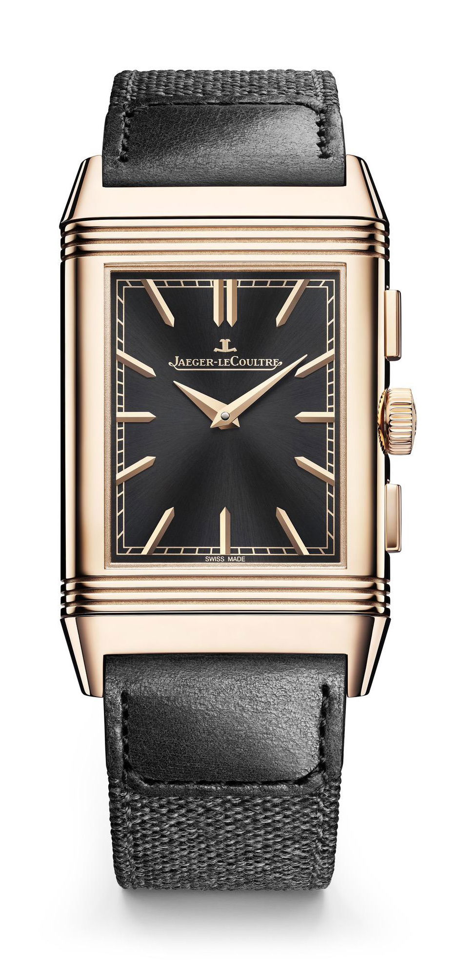 Jaeger-LeCoultre Reverso Tribute Chronograph luxury timepiece - detailed view