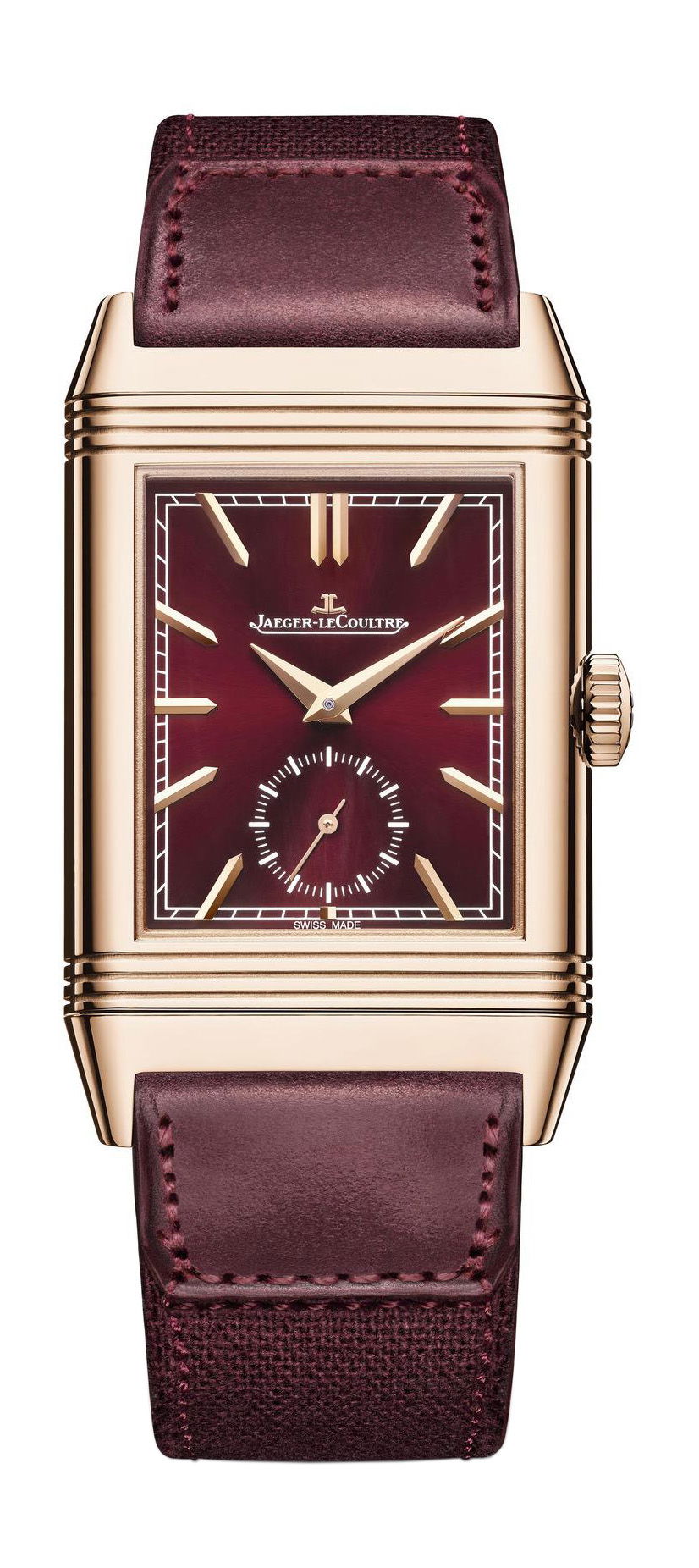 Jaeger-LeCoultre Reverso Tribute Duoface Fagliano luxury timepiece - detailed view