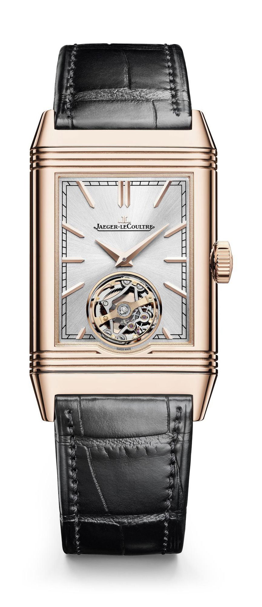 Jaeger-LeCoultre Reverso Tribute Duoface Tourbillon luxury timepiece - detailed view