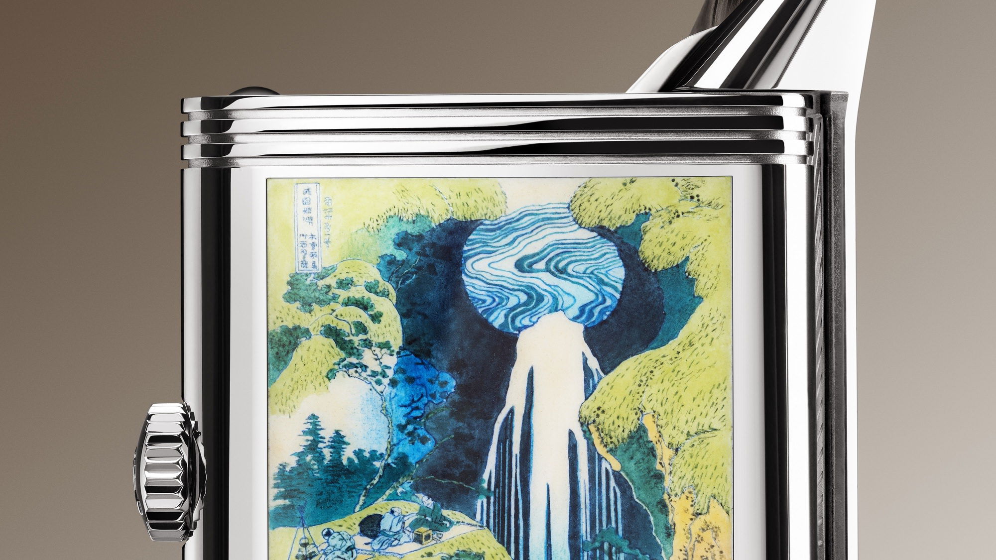 Jaeger-LeCoultre Reverso Tribute Enamel Hokusai ‘Amida Falls’ - View 3