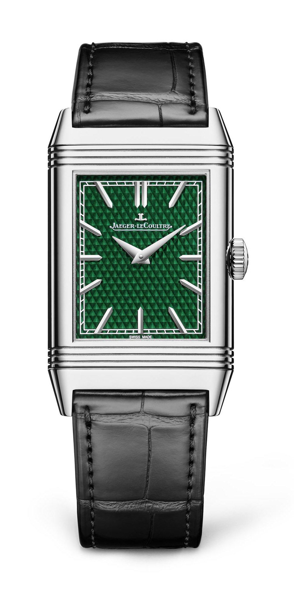 Jaeger-LeCoultre Reverso Tribute Enamel Hokusai ‘Amida Falls’ luxury timepiece - detailed view
