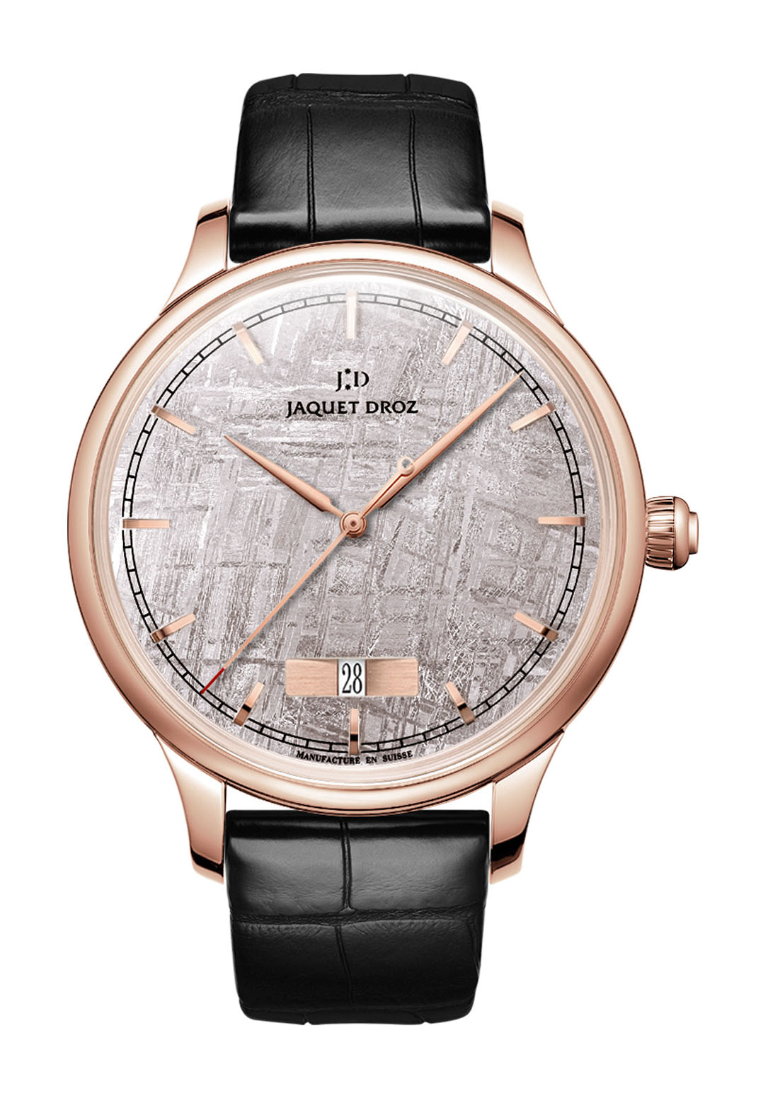 Jaquet Droz Grande Heure Minute Quantieme Meteorite watch