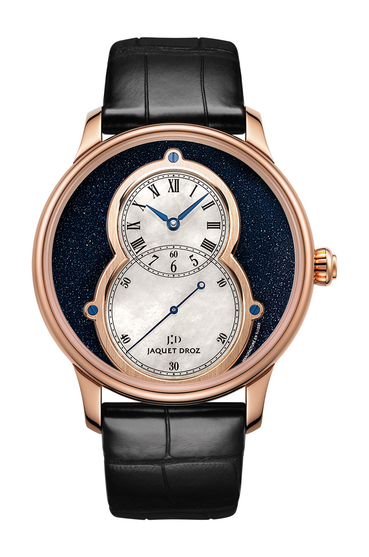 Jaquet Droz Grande Seconde Aventurine luxury timepiece - detailed view
