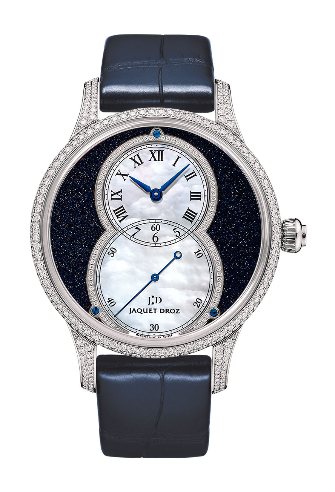 Jaquet Droz Grande Seconde Aventurine luxury timepiece - detailed view