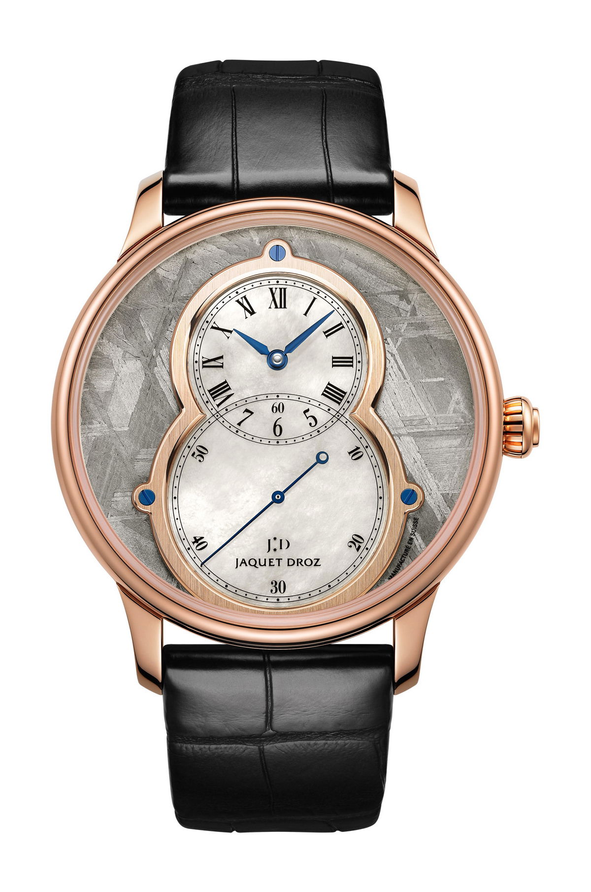 Jaquet Droz Grande Seconde Meteorite luxury timepiece - detailed view