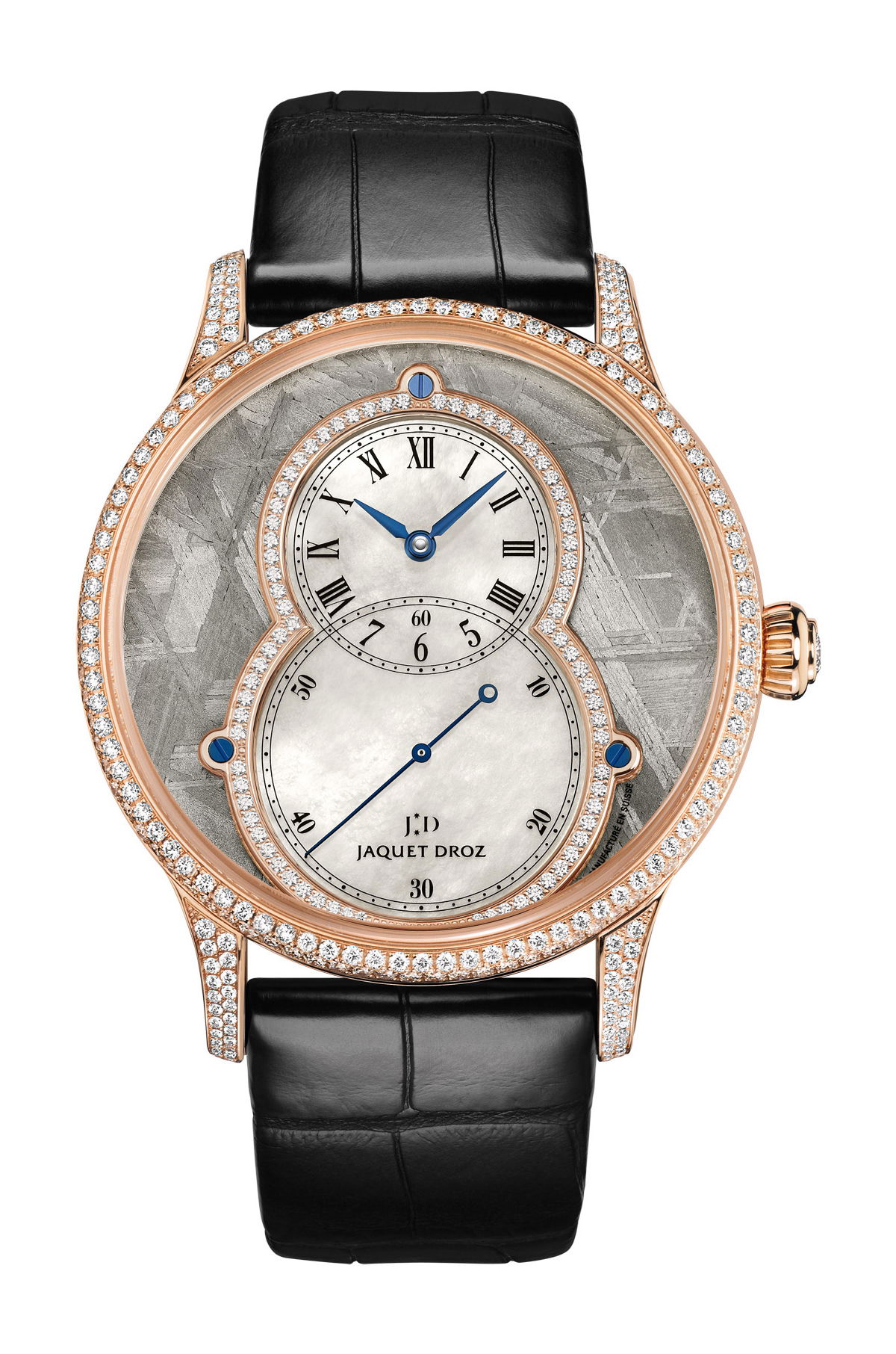 Jaquet Droz Grande Seconde Meteorite luxury timepiece - detailed view