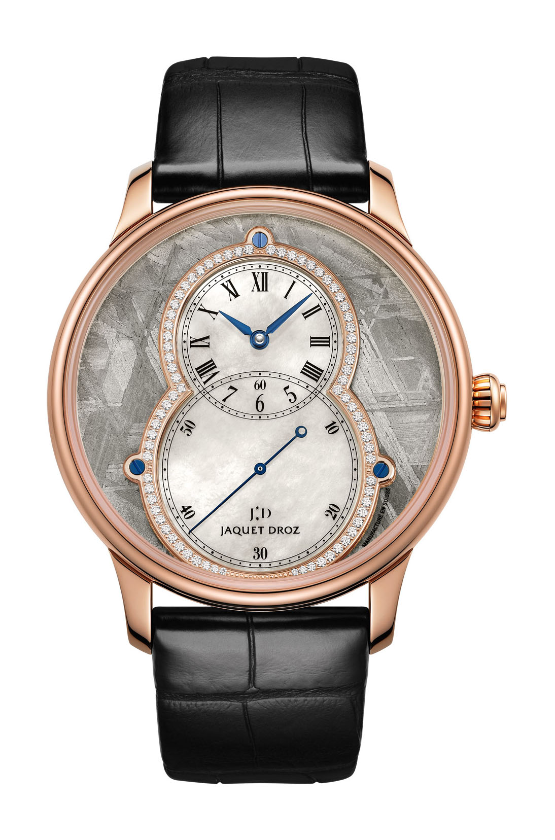 Jaquet Droz Grande Seconde Meteorite luxury timepiece - detailed view