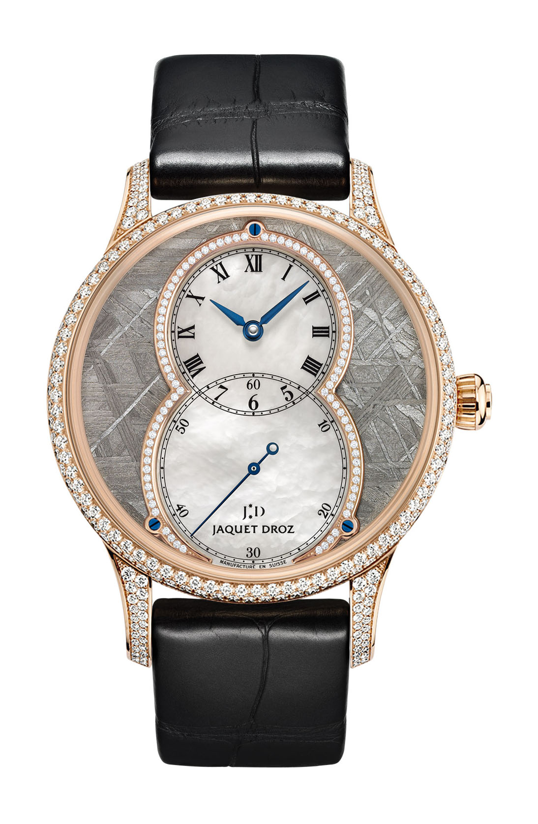 Jaquet Droz Grande Seconde Meteorite luxury timepiece - detailed view