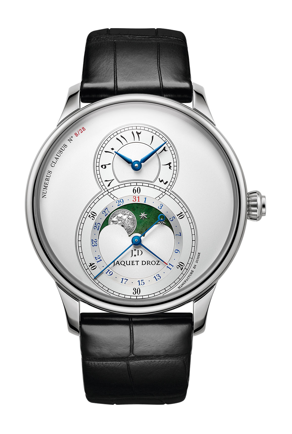 Jaquet Droz Grande Seconde Moon Limited Edition Dubai luxury timepiece - detailed view