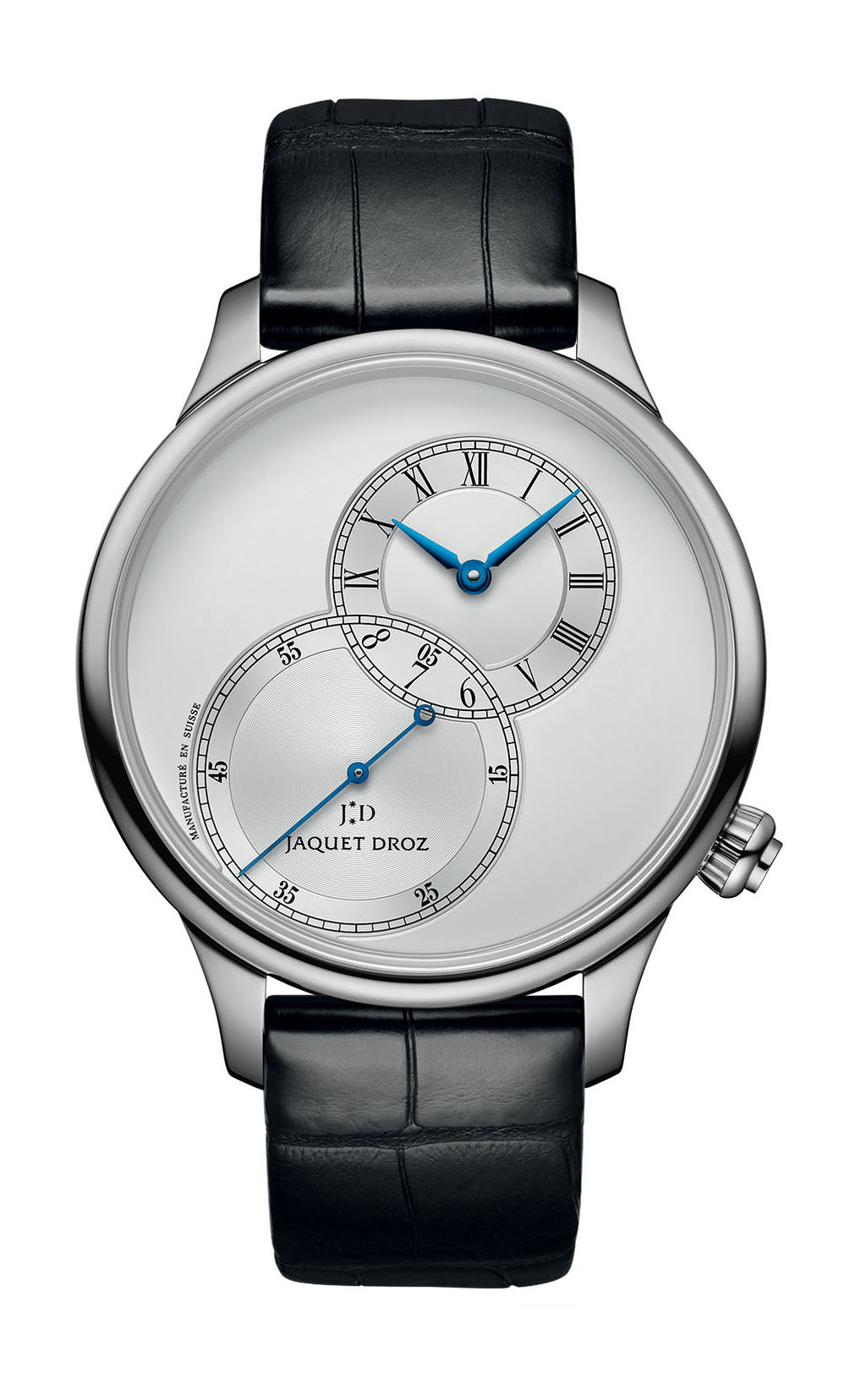 Jaquet Droz Grande Seconde Off-centered Silver luxury timepiece - detailed view