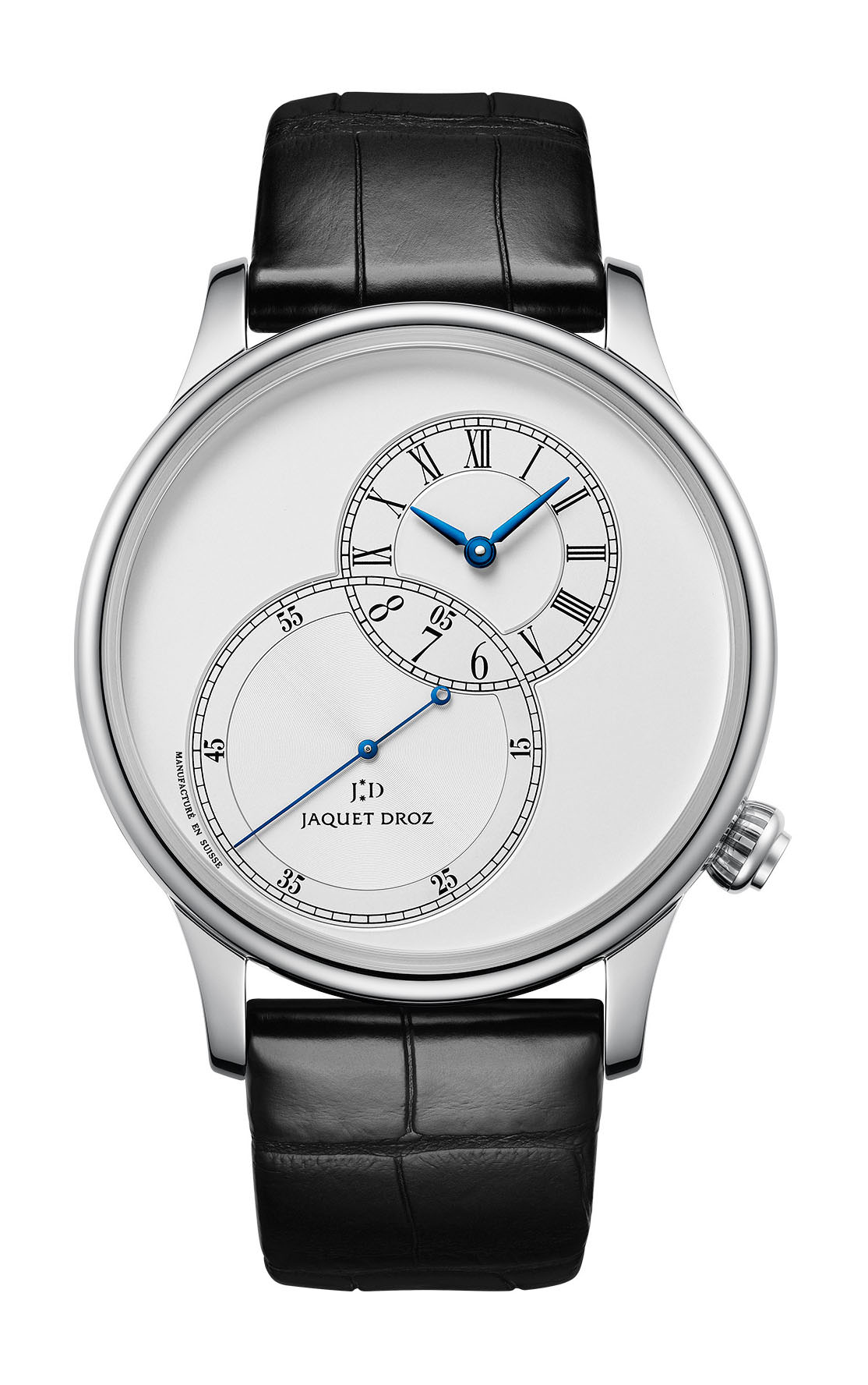 Jaquet Droz Grande Seconde Off-centered Silver luxury timepiece - detailed view