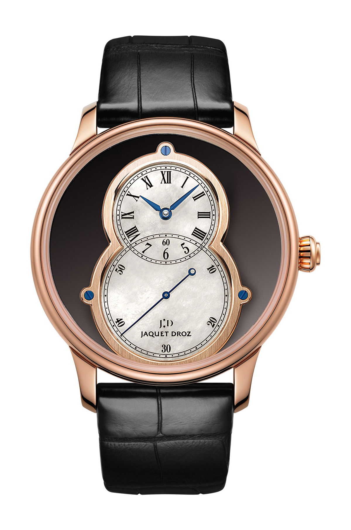 Jaquet Droz Grande Seconde Onyx luxury timepiece - detailed view