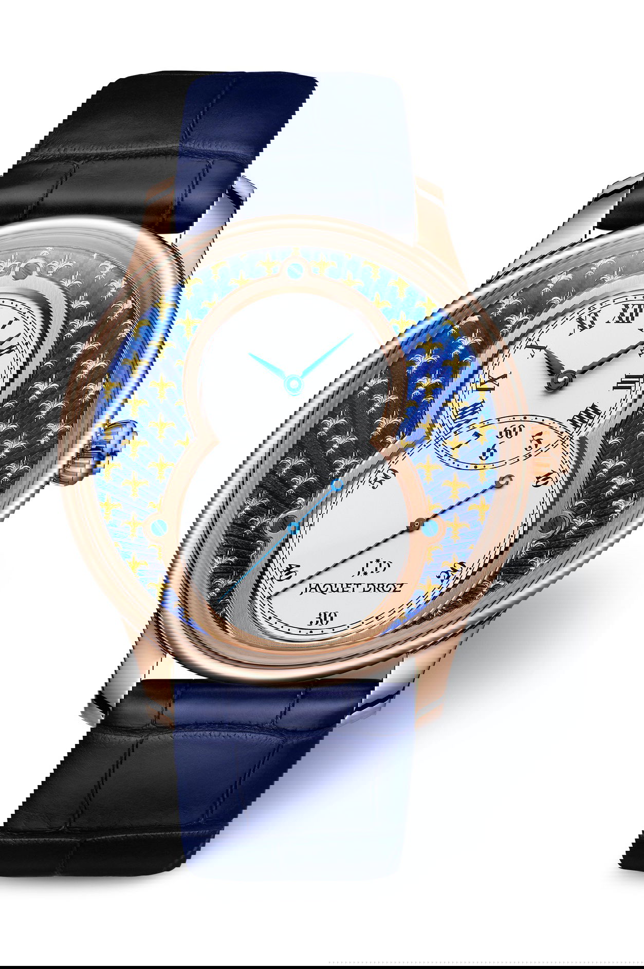 Jaquet Droz Grande Seconde Paillonnée luxury timepiece - detailed view