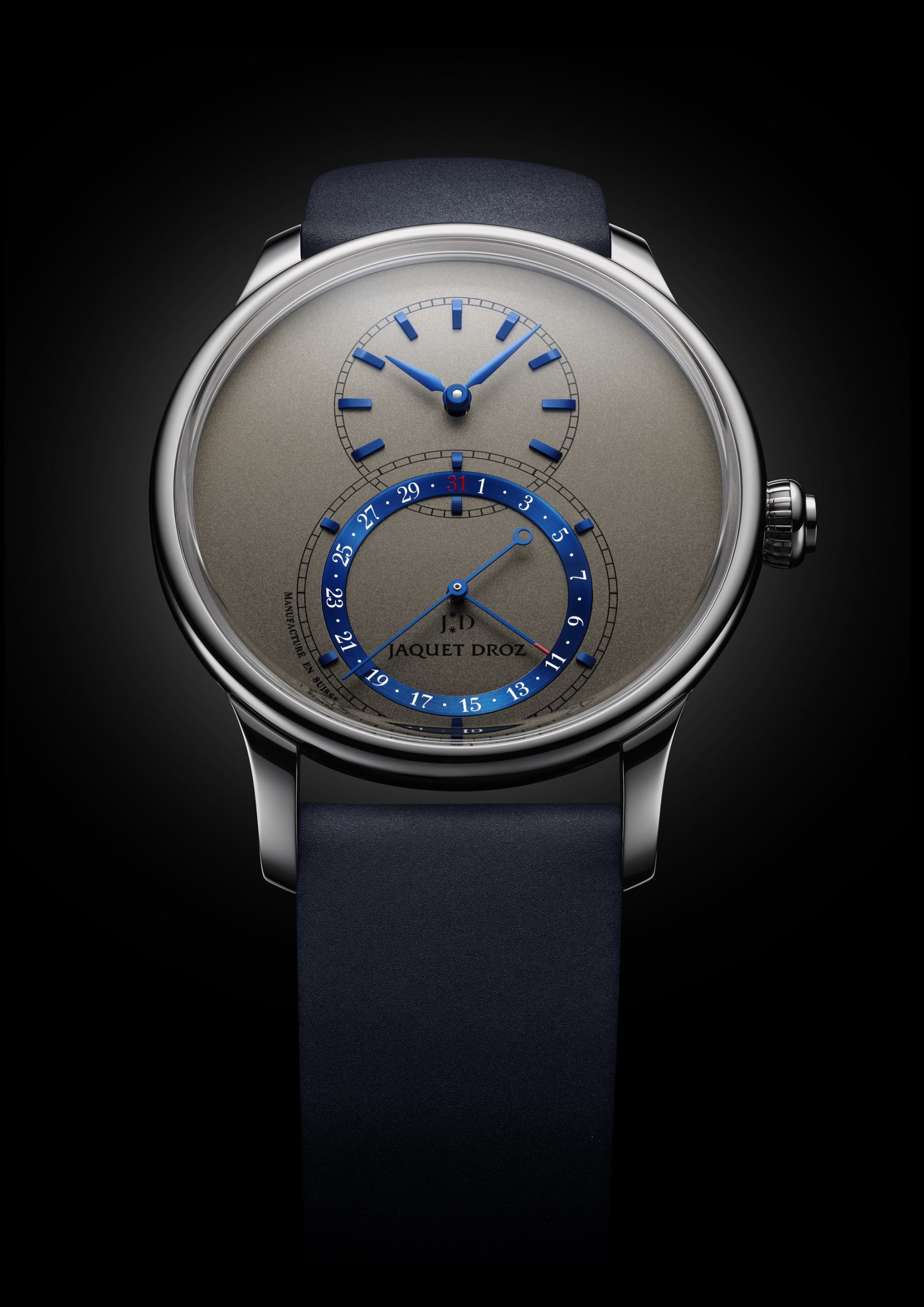 Jaquet Droz Grande Seconde Quantieme Titanium Gray - View 3