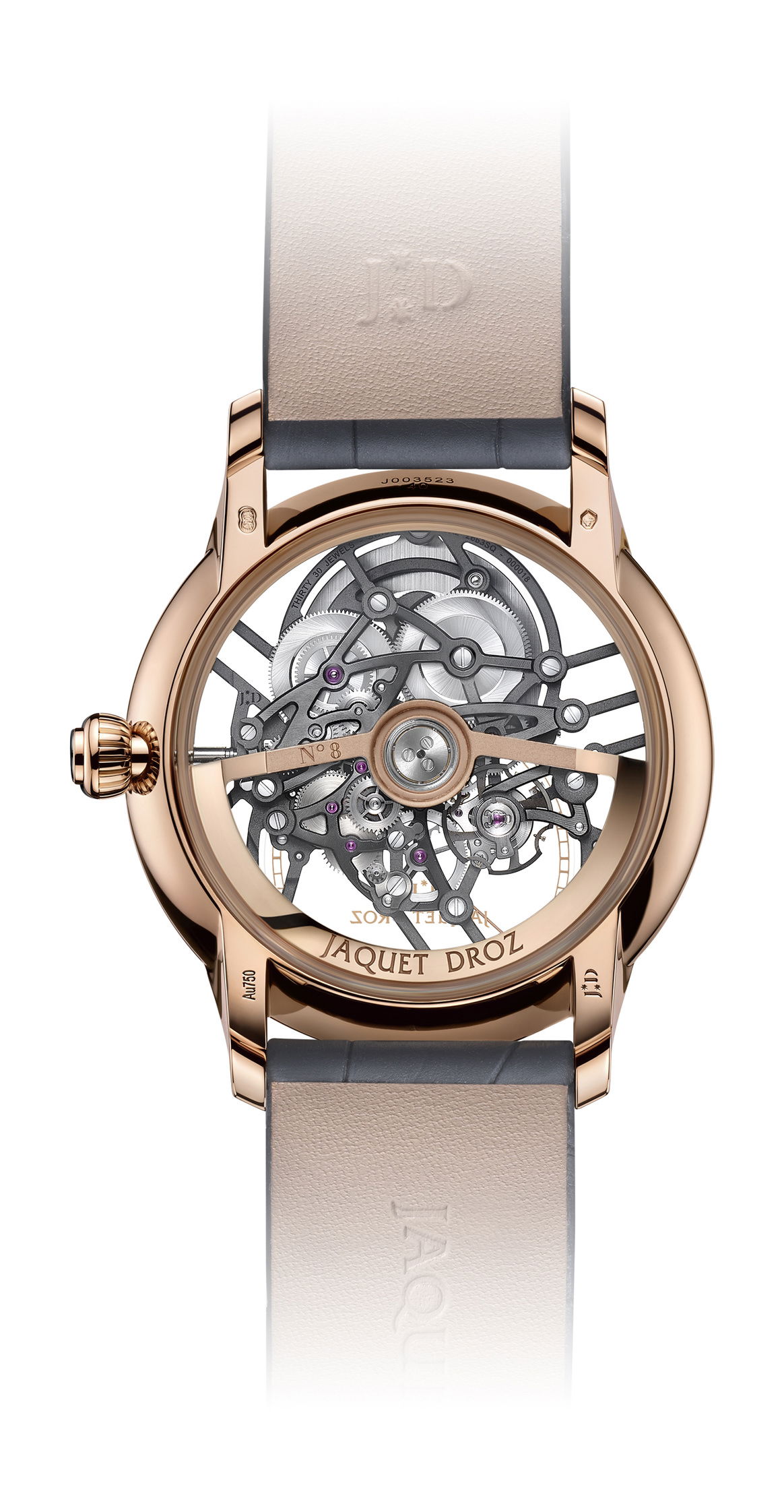 Jaquet Droz Grande Seconde Skelet-One Red Gold - View 3