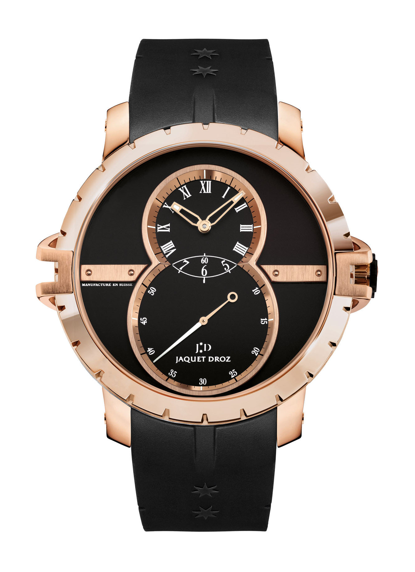 Jaquet Droz Grande seconde SW Red Gold luxury timepiece - detailed view