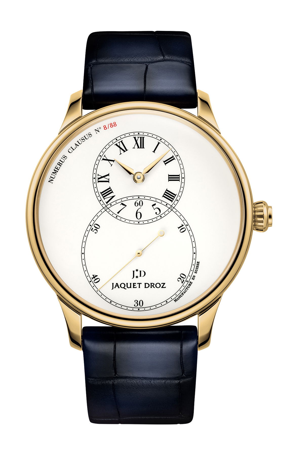 Jaquet Droz Grande Seconde Tribute luxury timepiece - detailed view