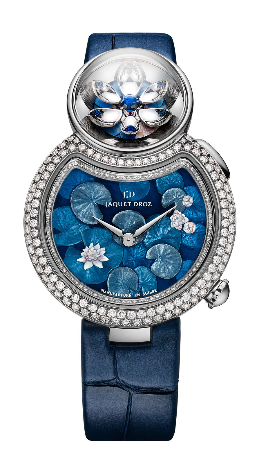 Jaquet Droz Lady 8 Flower luxury timepiece - detailed view