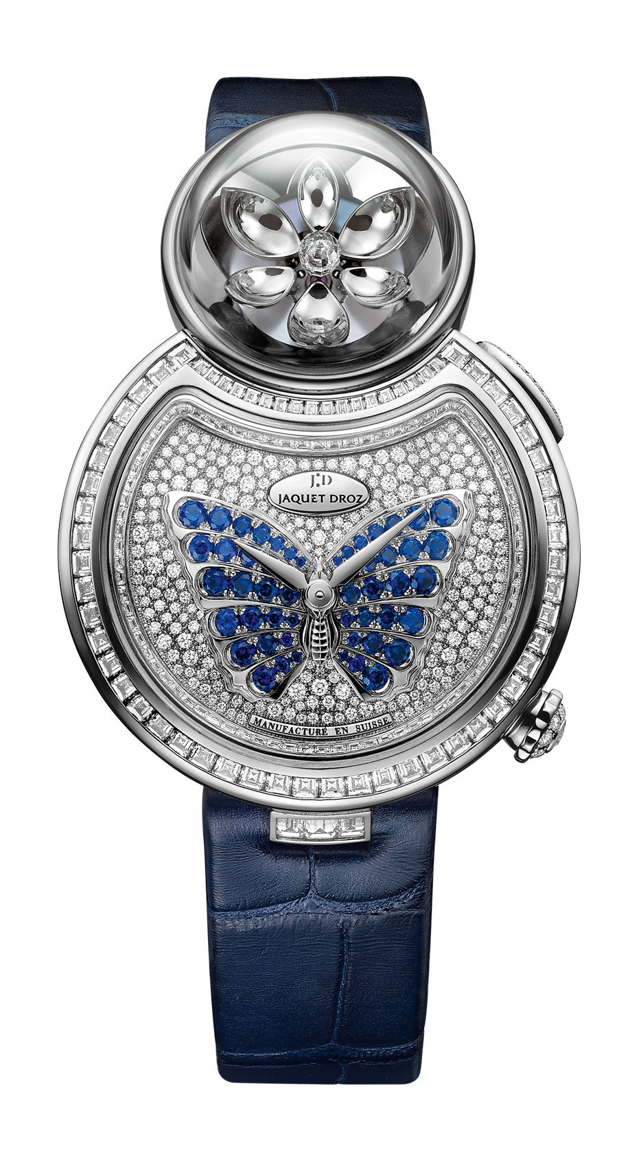 Jaquet Droz Lady 8 Flower luxury timepiece - detailed view
