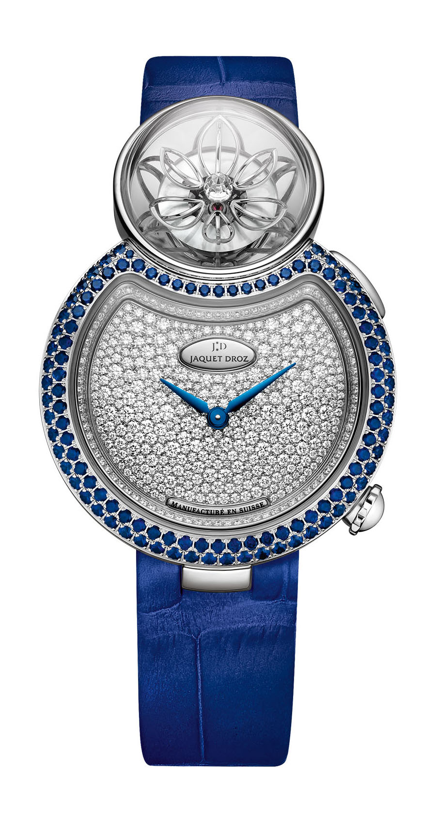 Jaquet Droz Lady 8 Flower luxury timepiece - detailed view