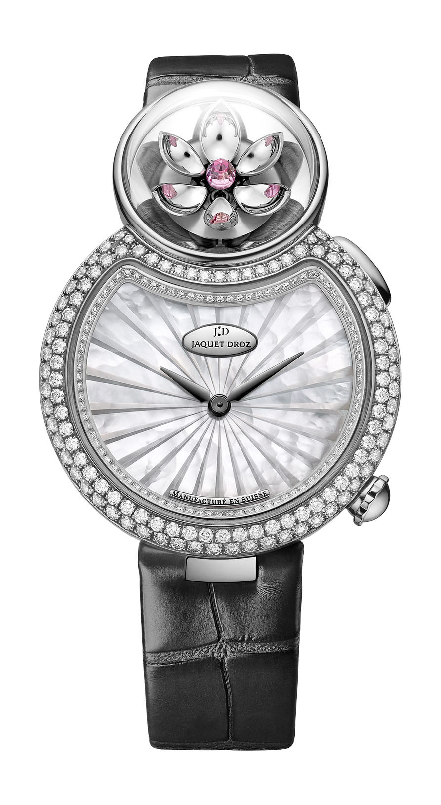 Jaquet Droz Lady 8 Flower luxury timepiece - detailed view