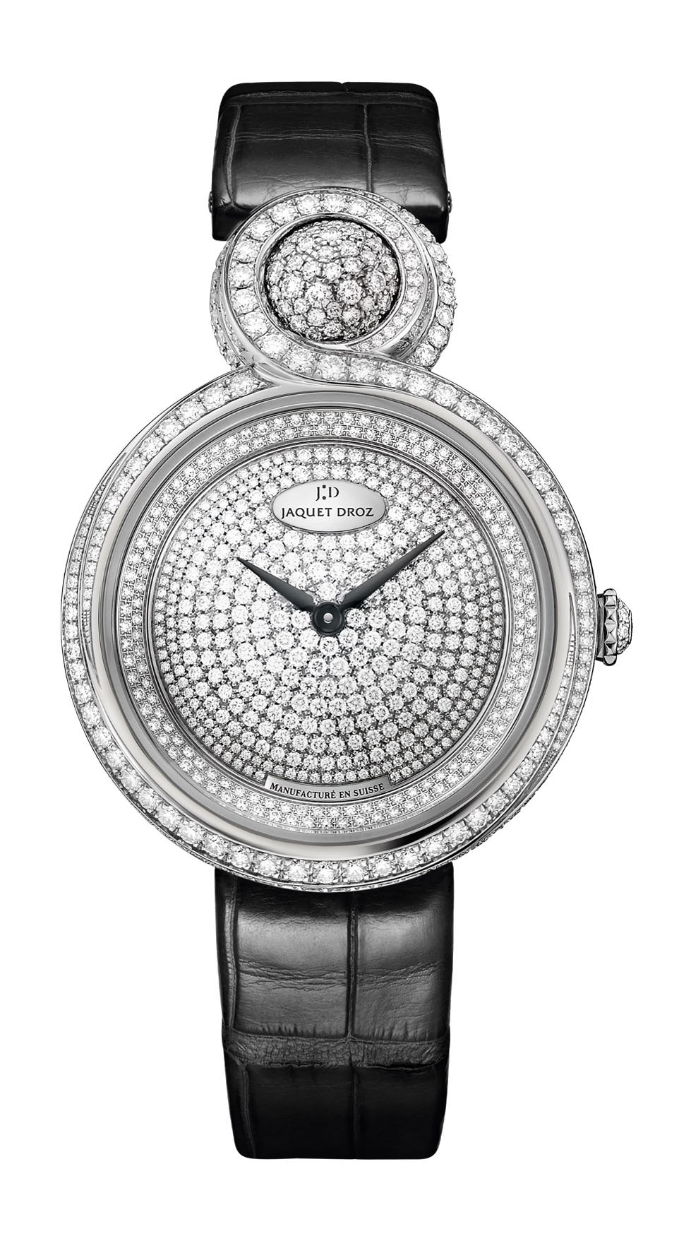 Jaquet Droz Lady 8 Shiny luxury timepiece - detailed view