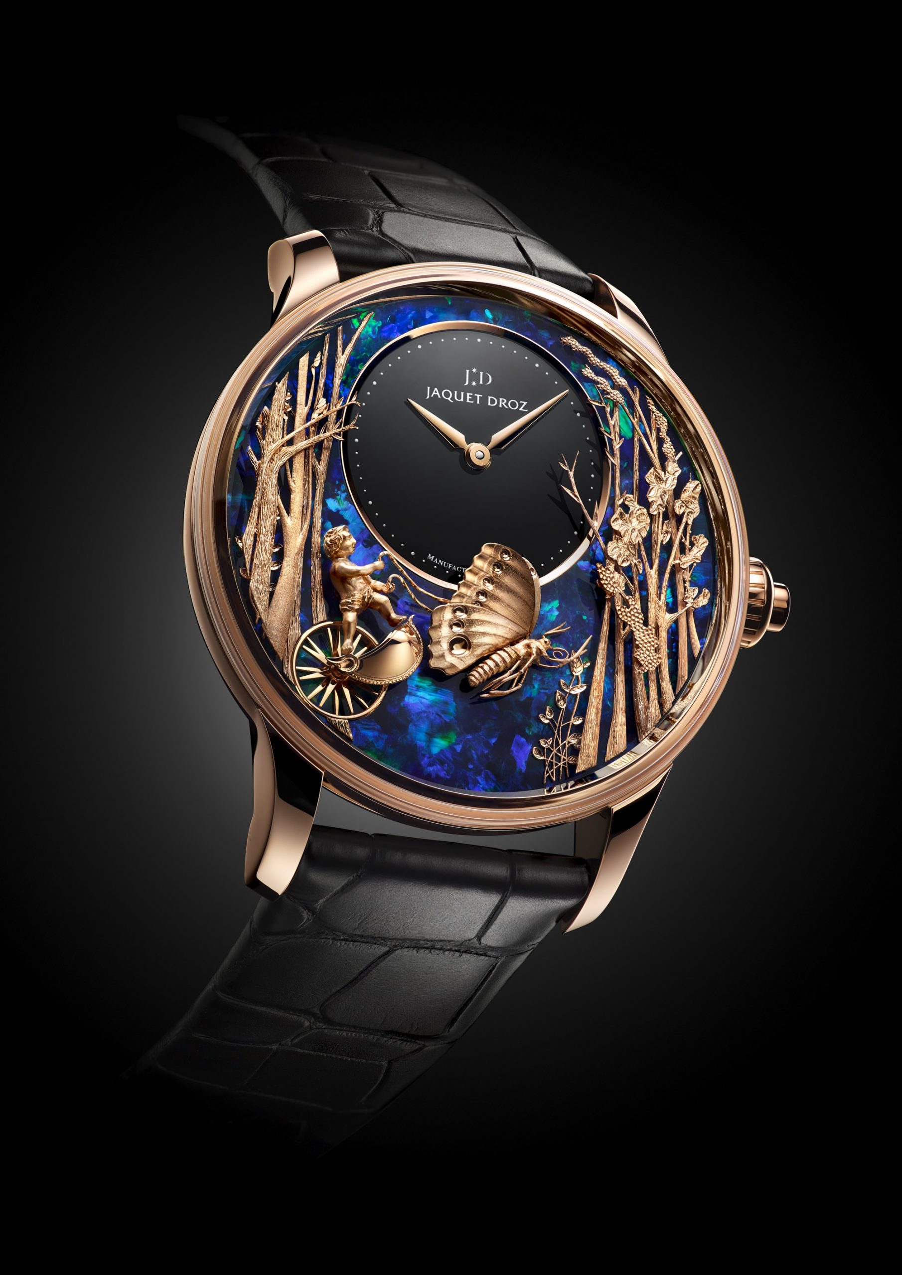 Jaquet Droz Loving Butterfly Automaton - View 2