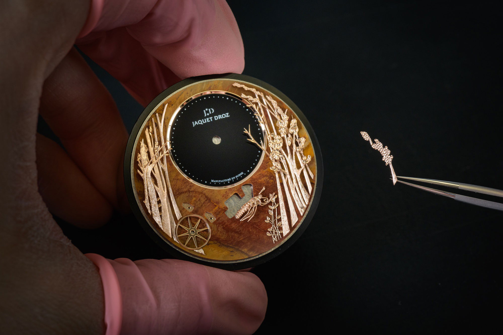 Jaquet Droz Loving Butterfly Automaton - View 2